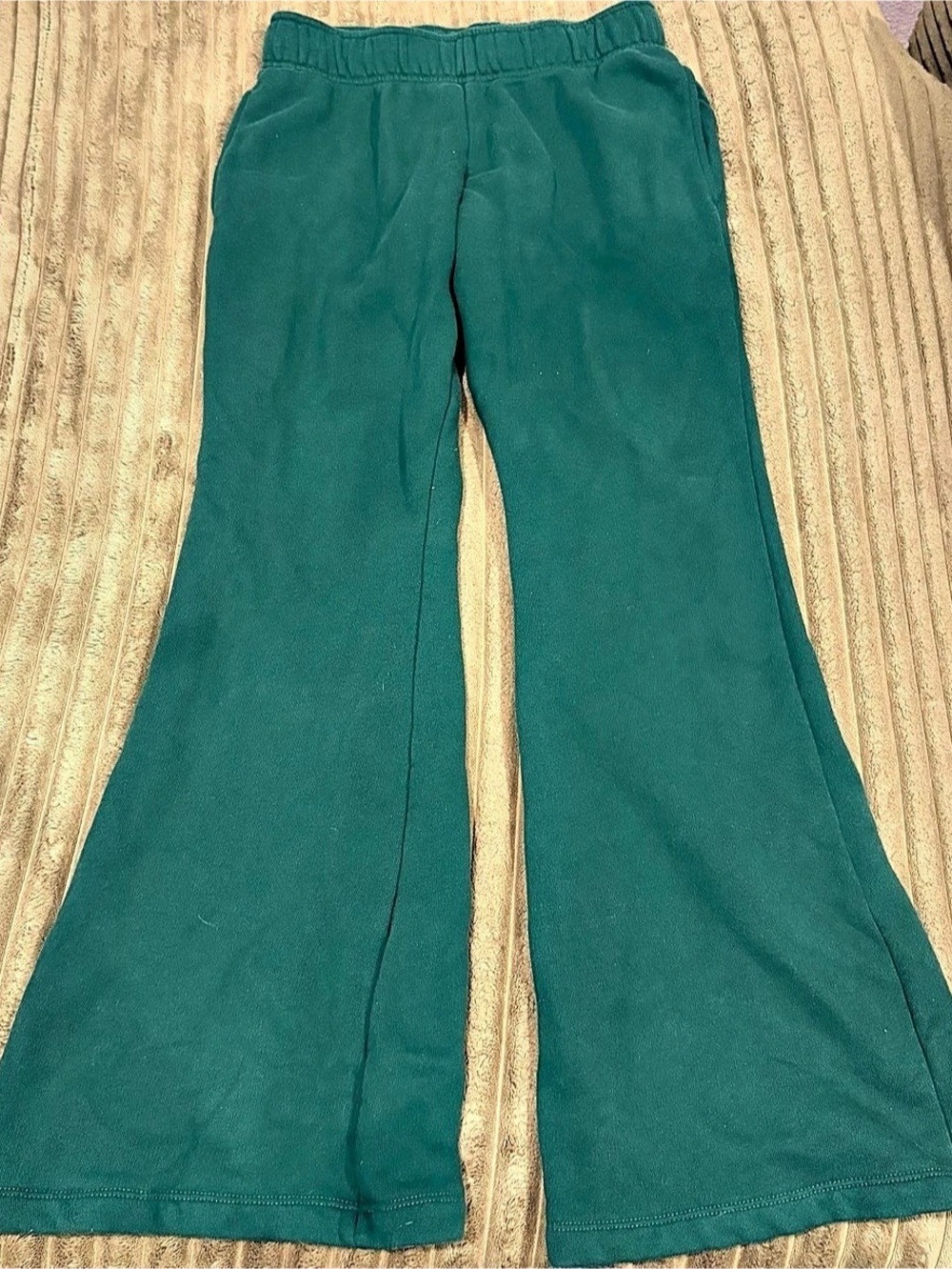Wild Fable High-Rise Flare Sweatpants Green Wide Leg Pants